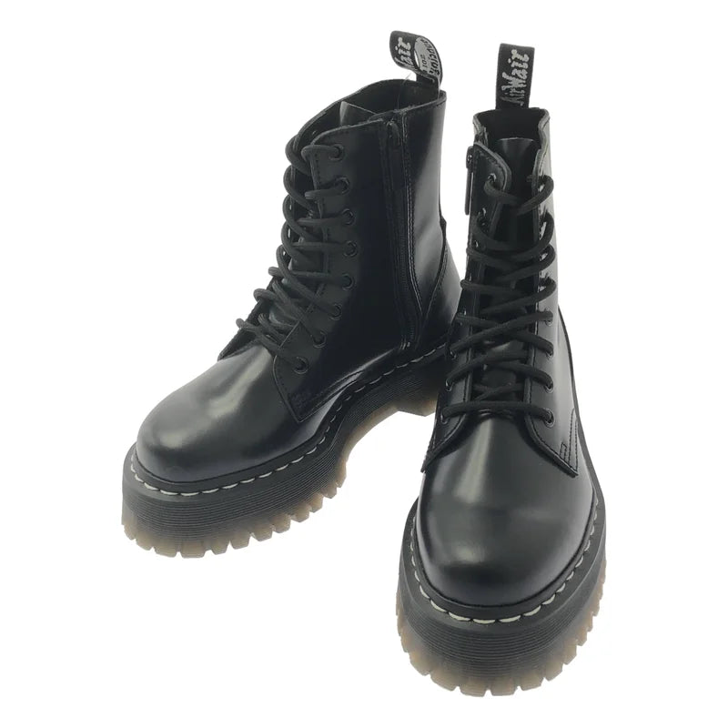 Dr.Martens / ドクターマーチン | ロゴサイドジップ レースアップ ブーツ | UK4 | レディース