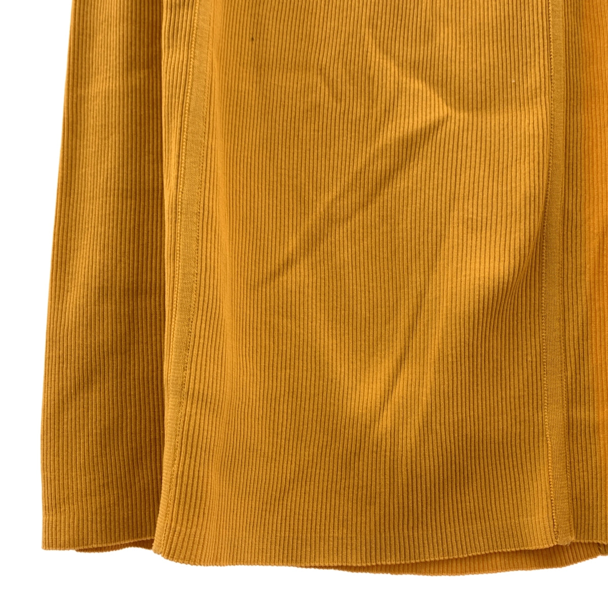 AURALEE / オーラリー | 高磅數羅紋針織半身裙 | 0 | 橘色 | 女款