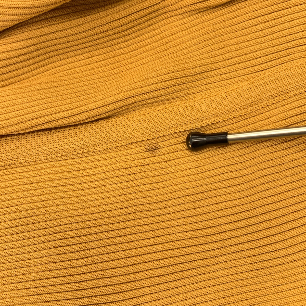 AURALEE / オーラリー | 高磅數羅紋針織半身裙 | 0 | 橘色 | 女款