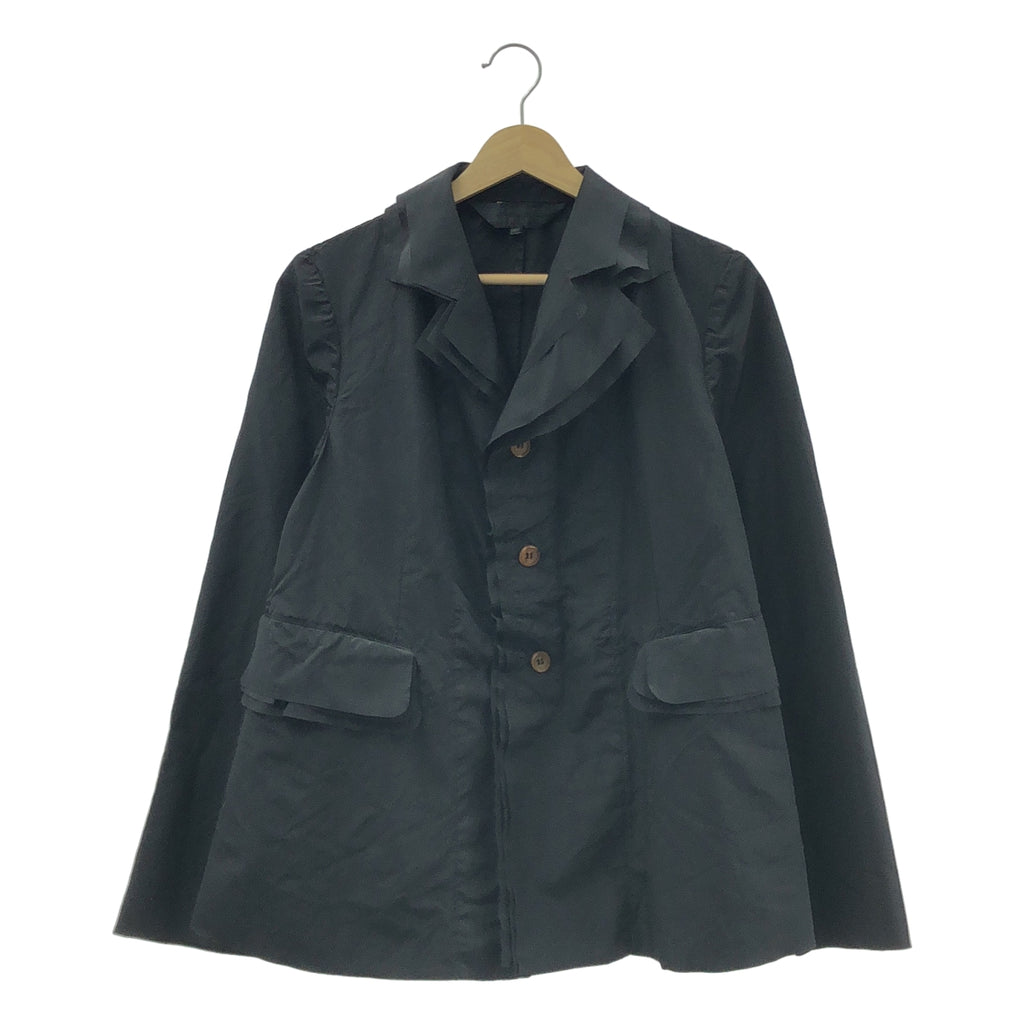 COMME des GARCONS COMME des GARCONS / コムコム | 2016SS | ポリエステル 製品加工 レイヤードカラー シングルジャケット | M |