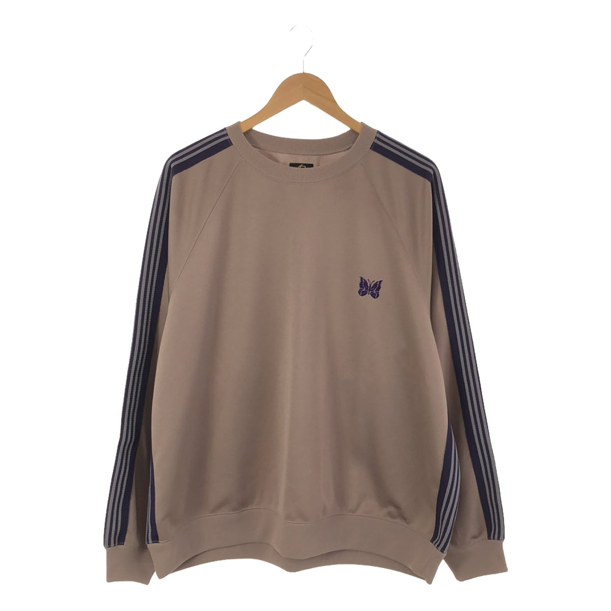 Needles / 니들스 | Track Crew Neck Shirt - Poly Smooth / 트럭 크루넥 스웨트 | XL |