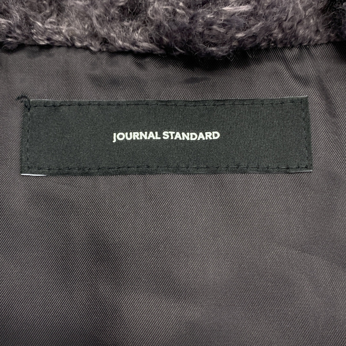 [狀況極佳] JOURNAL STANDARD | 2021 秋冬 | 生態皮草背心 | 全襯裡 | F 碼 | 深灰色 | 女款