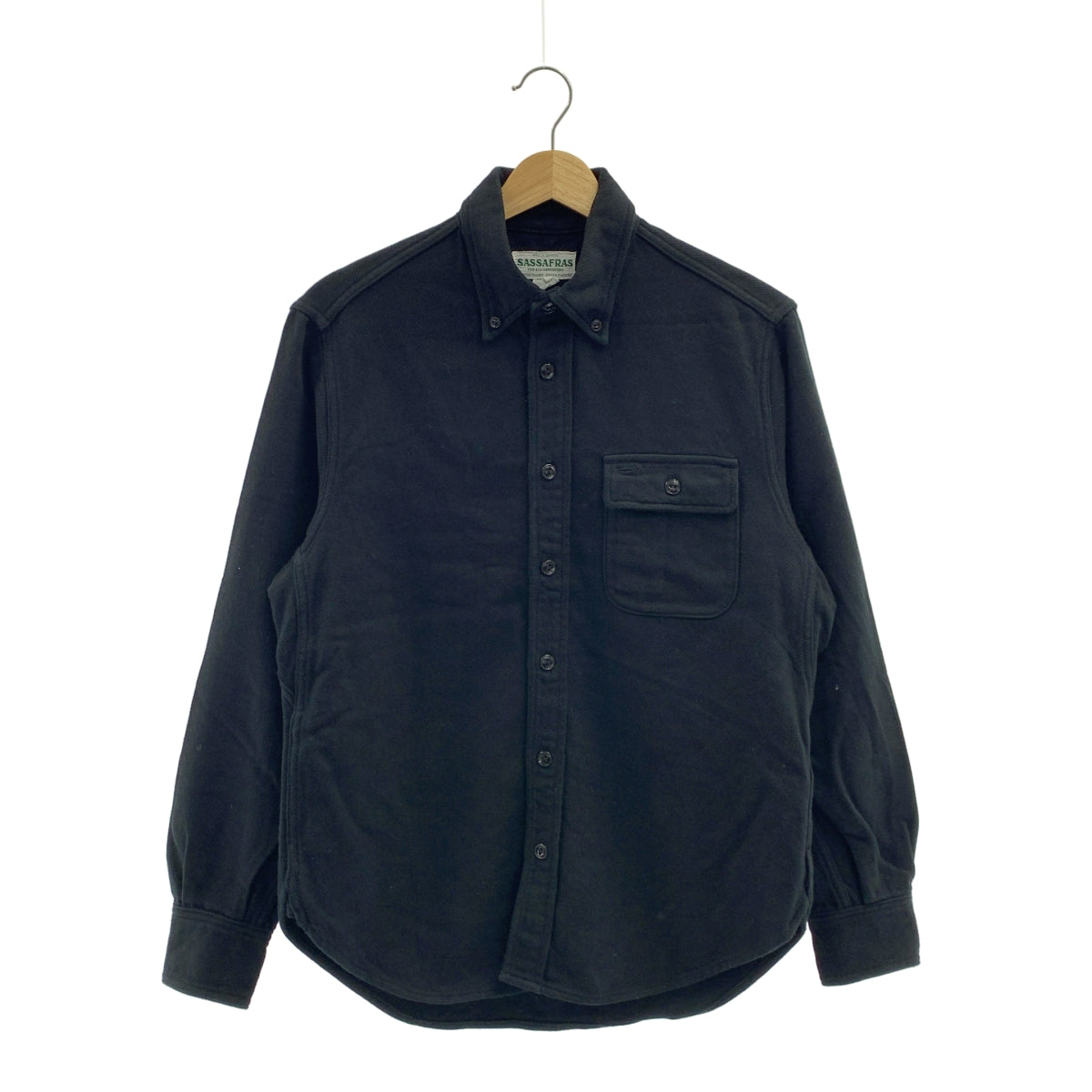 SASSAFRAS / ササフラス | コットン ボタンダウン シャツ | S | メンズ