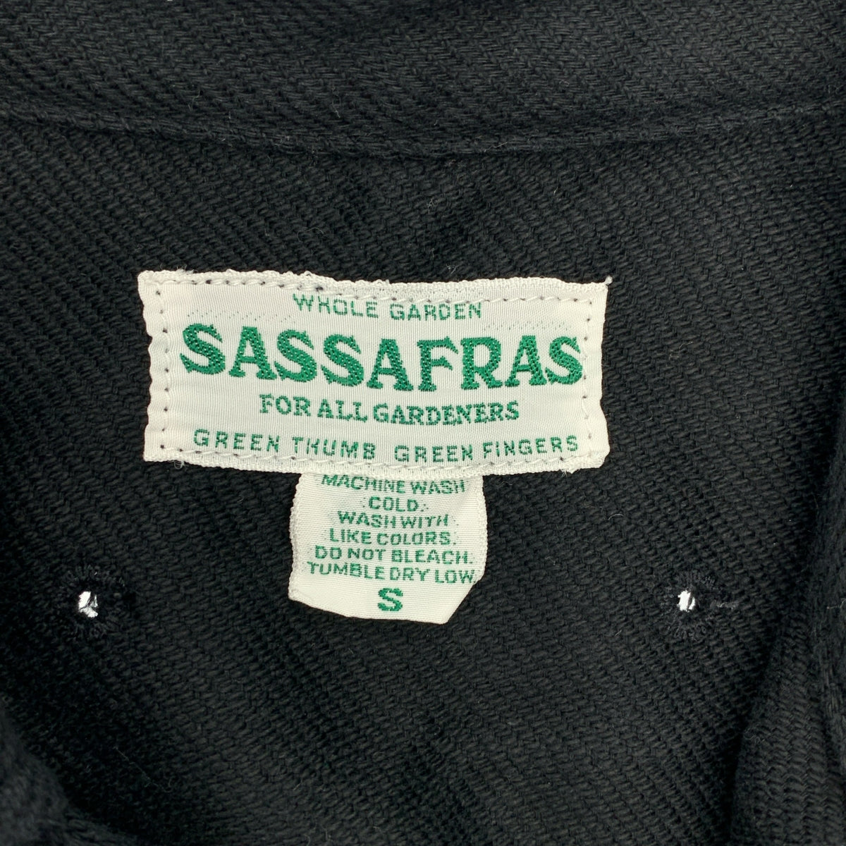 SASSAFRAS / ササフラス | コットン ボタンダウン シャツ | S | メンズ