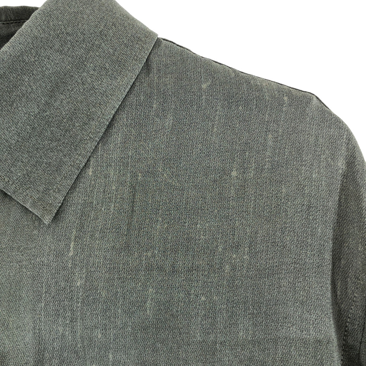 ziggy chen / ジギーチェン | 2024SS | Classic Collar Shirt / シルク 総柄 オーバーシルエット シャツ | 44 | メンズ