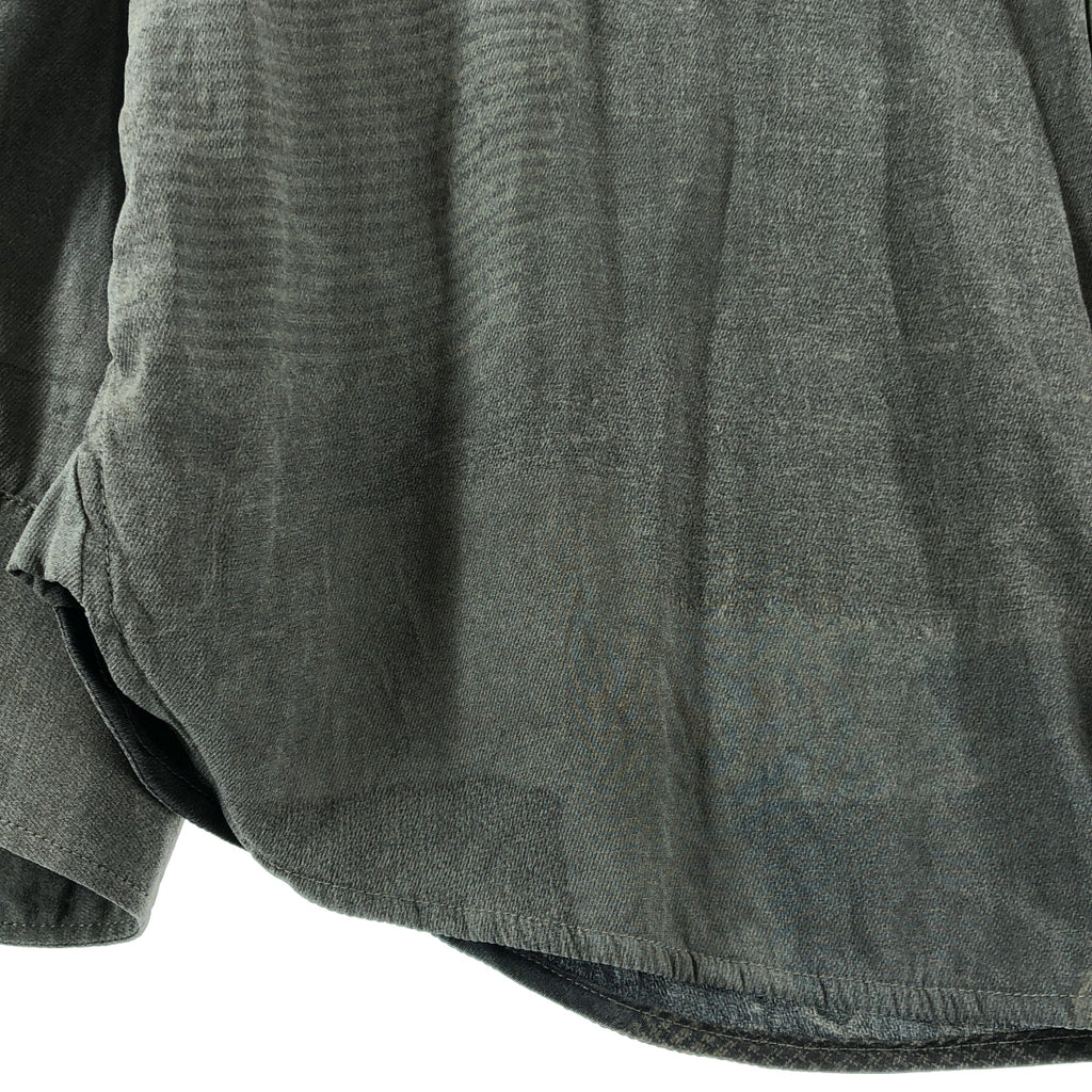 Ziggy Chen | 2024 春夏系列 | 經典領襯衫 / 絲質印花寬鬆襯衫 | 尺寸 44 | 男士