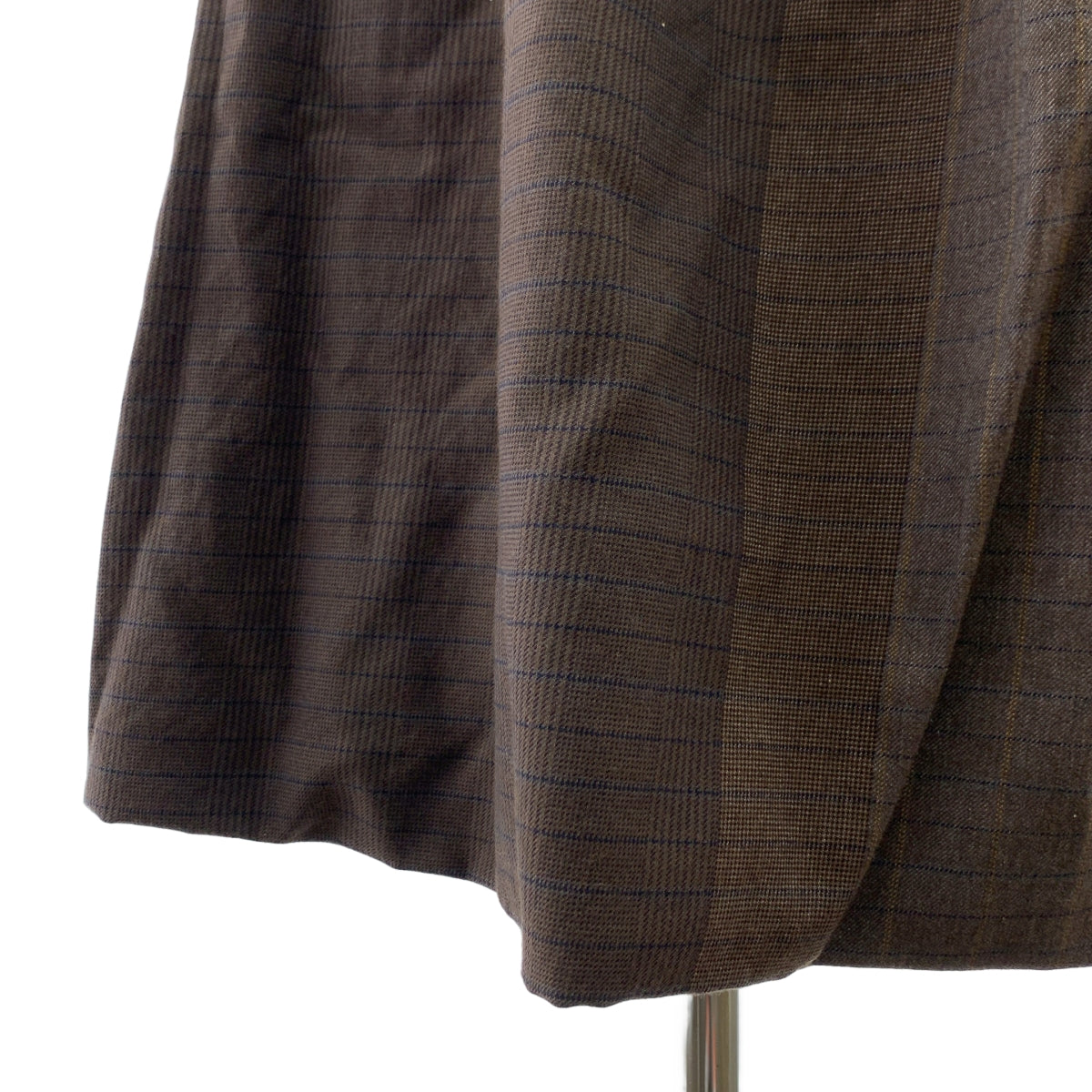 GASA | 多格紋羊毛褶裙 |