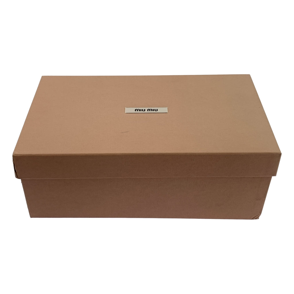 miu miu / 뮤 뮤 | 가죽 헝겊 리본 운동화 | 36 1/2 |