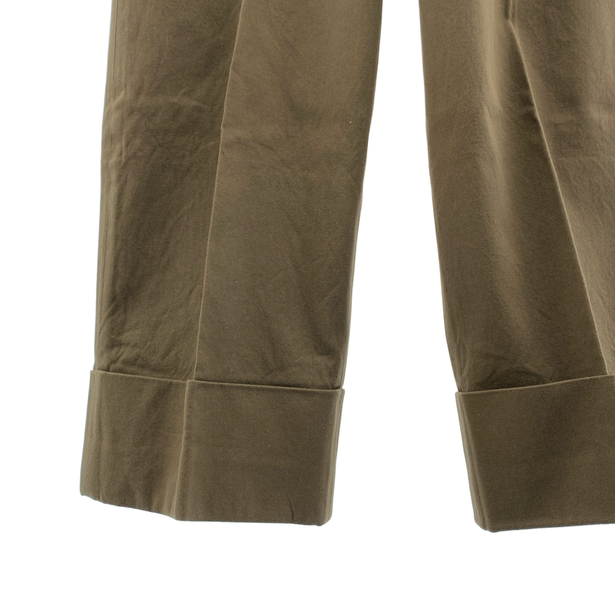 MARGARET HOWELL / マーガレットハウエル | ロールアップ ワイド パンツ | 1 | レディース