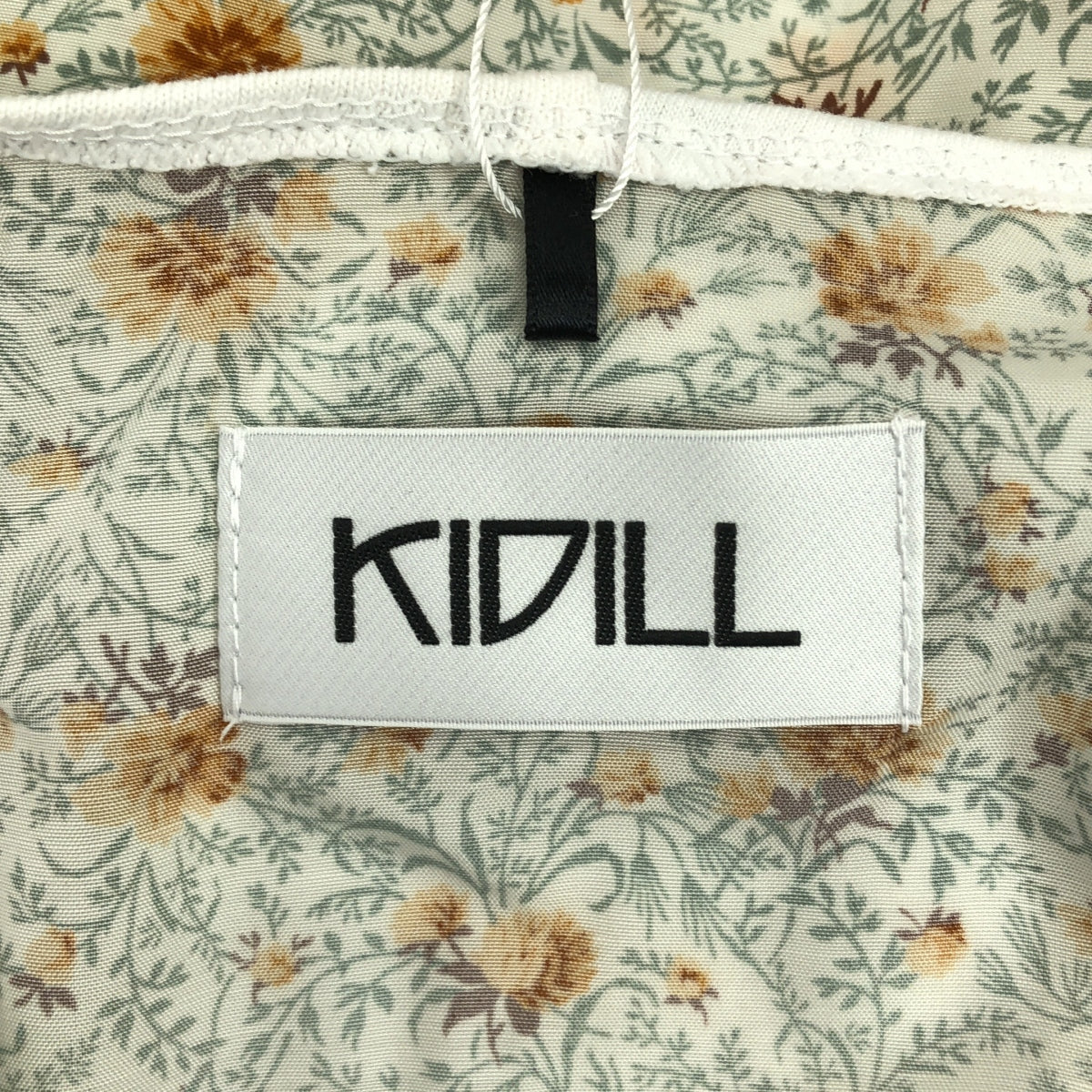 【新品】  KIDILL / キディル | 2025SS | PUNK LONG SLEEVE SHIRT パンク カットソー ドッキング シャツ | F | ホワイト / マルチカラー | メンズ