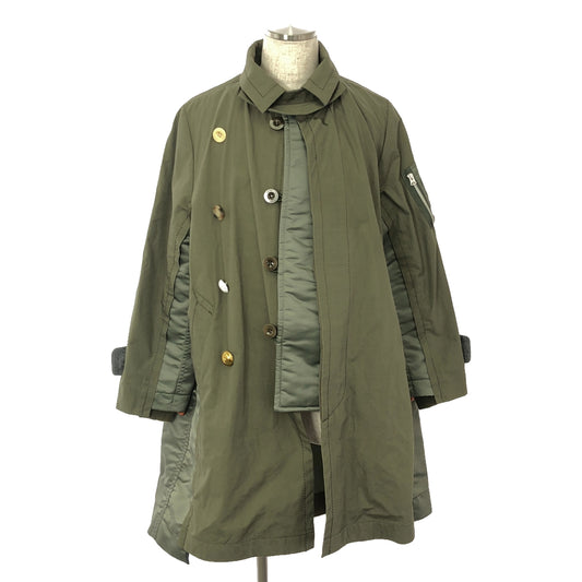 sacai / Sacai | Nagoya store opening commemorative limited edition / Docking military overcoat | 1 | Khaki | Men's