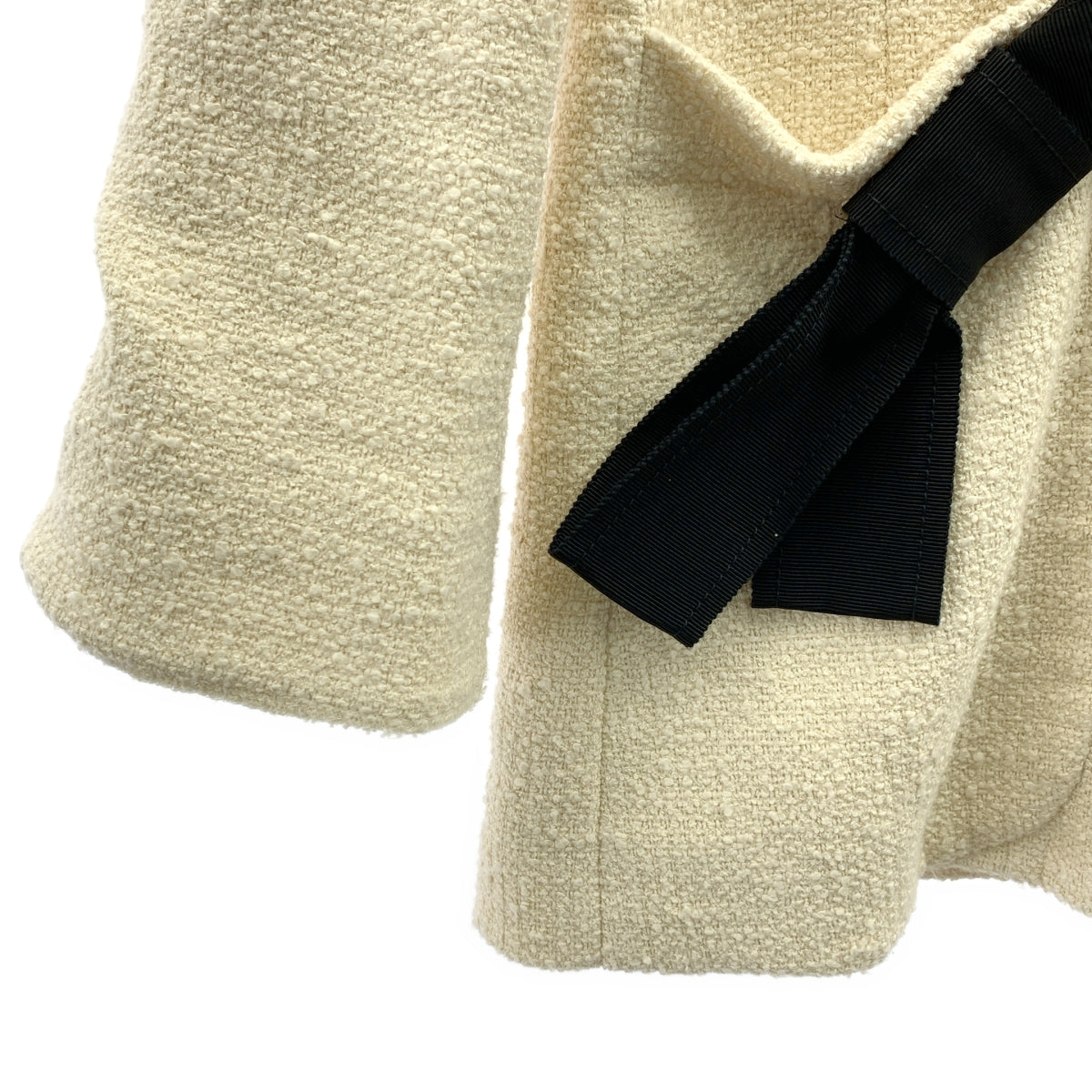 PATOU / 파투 | 코튼 트위드 노 컬러 재킷 | 34 |