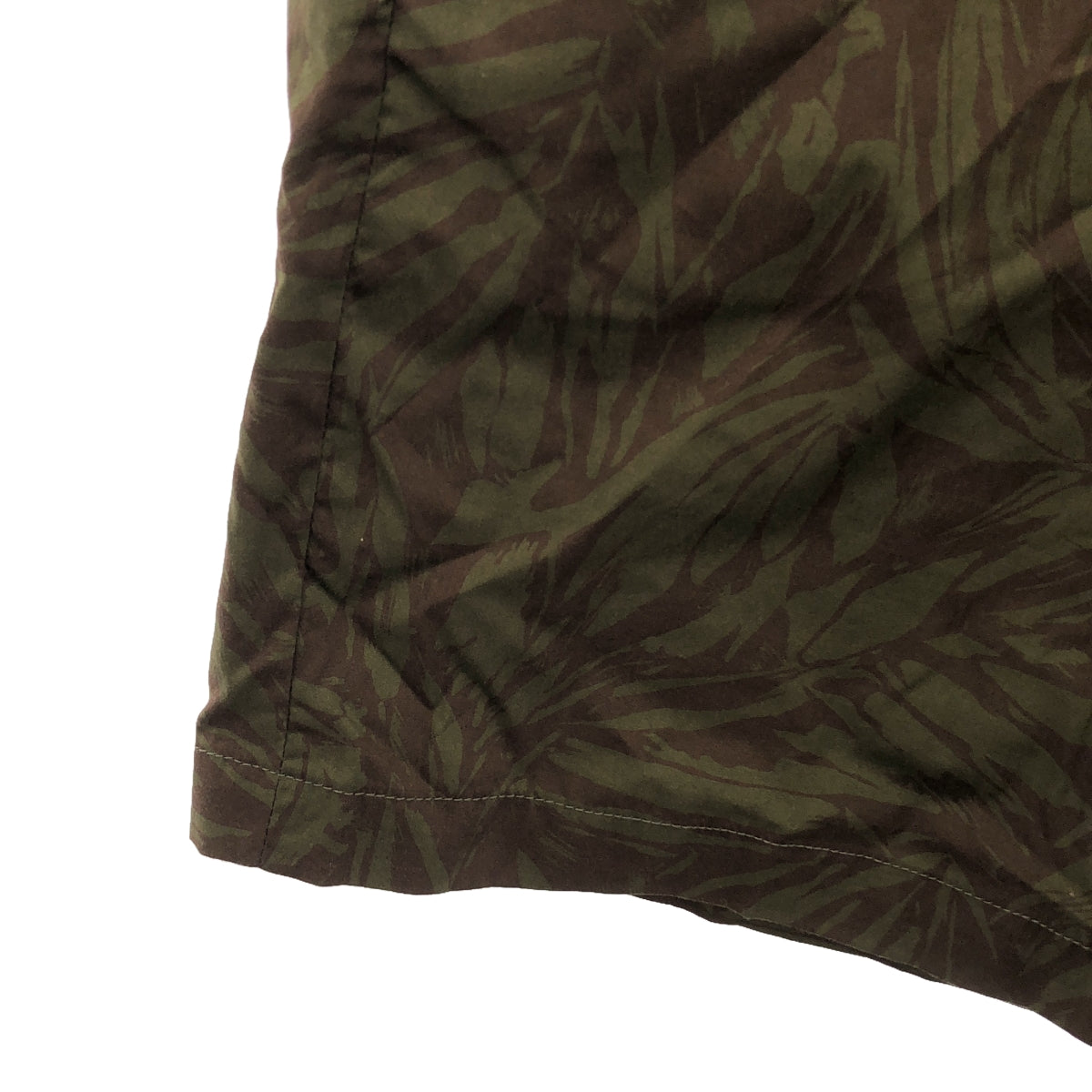 [Good Condition] PT01 / PT01 BERMUDA / Super Light Poplin All-Over Print Drawstring Short Jogger Pants | 46 | Brown/Olive | Men's