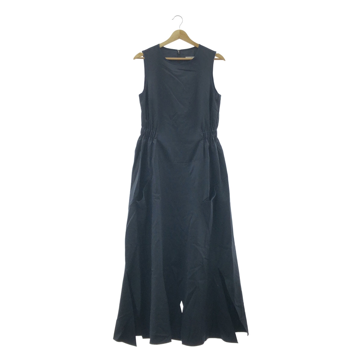 JULIEN DAVID / 줄리안 데이비드 | 웨스트 개더 민소매 원피스 | S | 네이비 | 여성