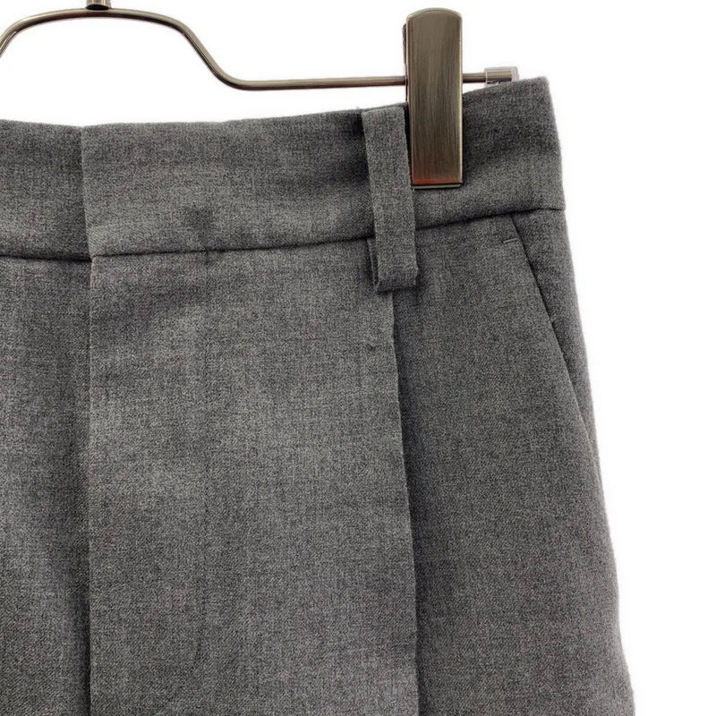 美品◇マーガレットハウエル◇ウール100% ガウチョパンツ◇2◇チャコールグレー MARGARET HOWELL/FOX BROTHERS 578-6244003 ウール クロップドパンツ