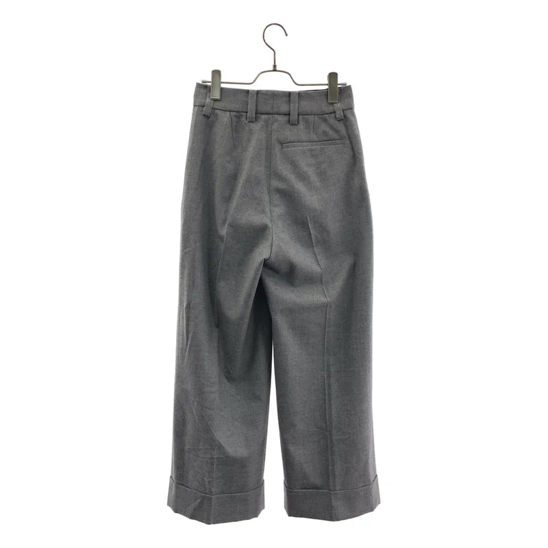 MARGARET HOWELL / マーガレットハウエル | 2025AW | FLANNEL WOOL TROUSERS  / フランネル ウール トラウザーズ ワイド パンツ | 0 | レディース