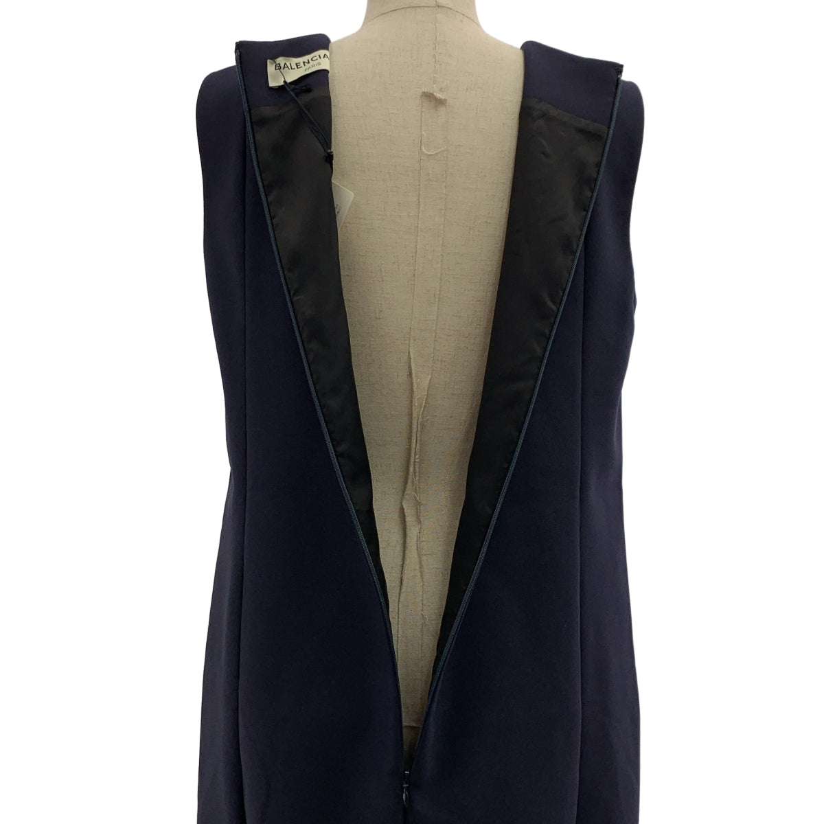 BALENCIAGA / 발렌시아가 | 코튼 백 Zip 드레스 원피스 / 총 안감 | 36 |