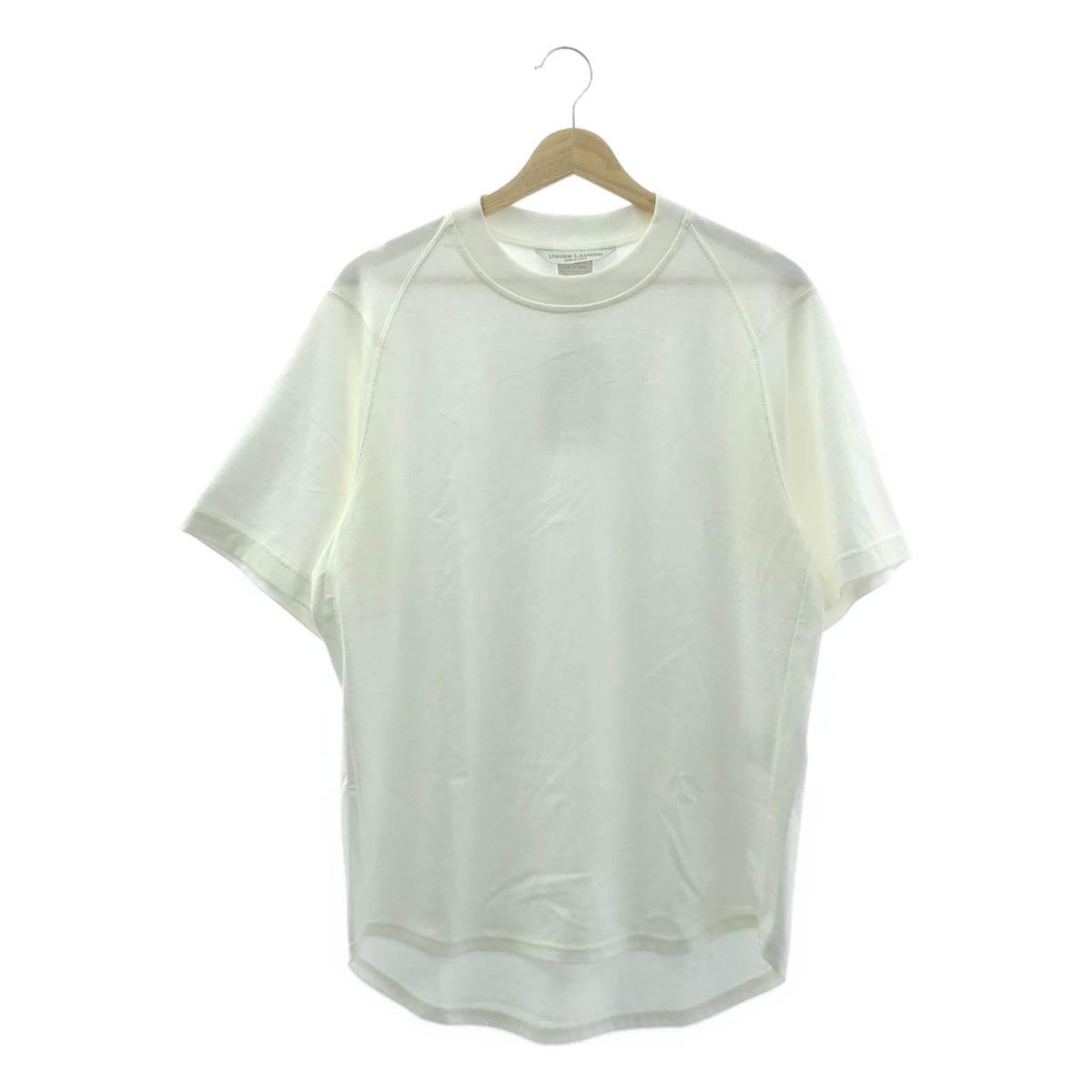 【新品】  UNION LAUNCH / ユニオンランチ | chou-juku cotton tee shirts コットン ラグランスリーブ カットソー | F | ホワイト | レディース