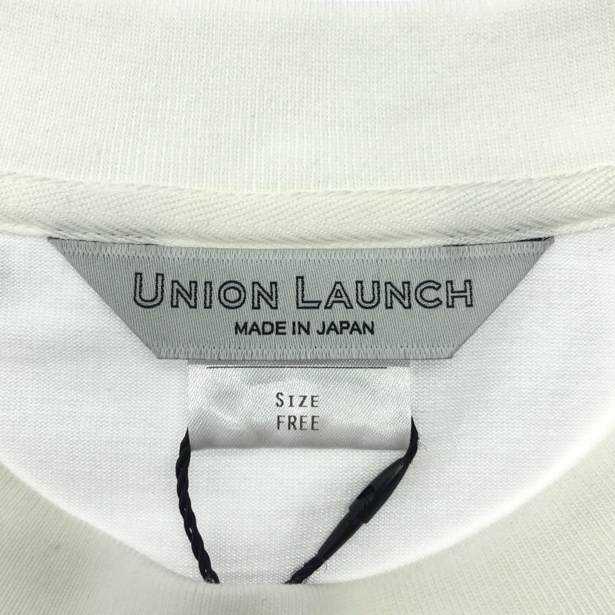 【新品】  UNION LAUNCH / ユニオンランチ | chou-juku cotton tee shirts コットン ラグランスリーブ カットソー | F | ホワイト | レディース
