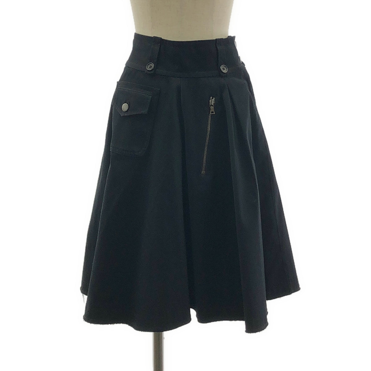 PRADA SPORT / 프라다 스포츠 | 2006 | 코튼 탁 플레어 스커트 | 38 | 여성