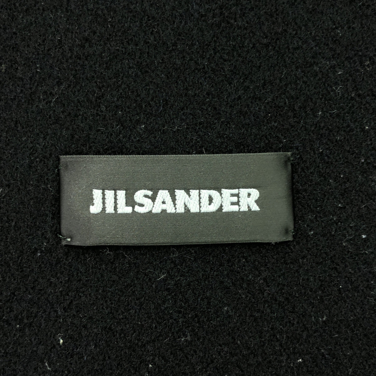 JIL SANDER / 질산더 | 울 더블 페이스 지퍼 롱 블루존 | 44 | 네이비 | 남성