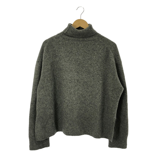 LE CIEL BLEU | Cashmere blend wool turtleneck voile knit | 36 |