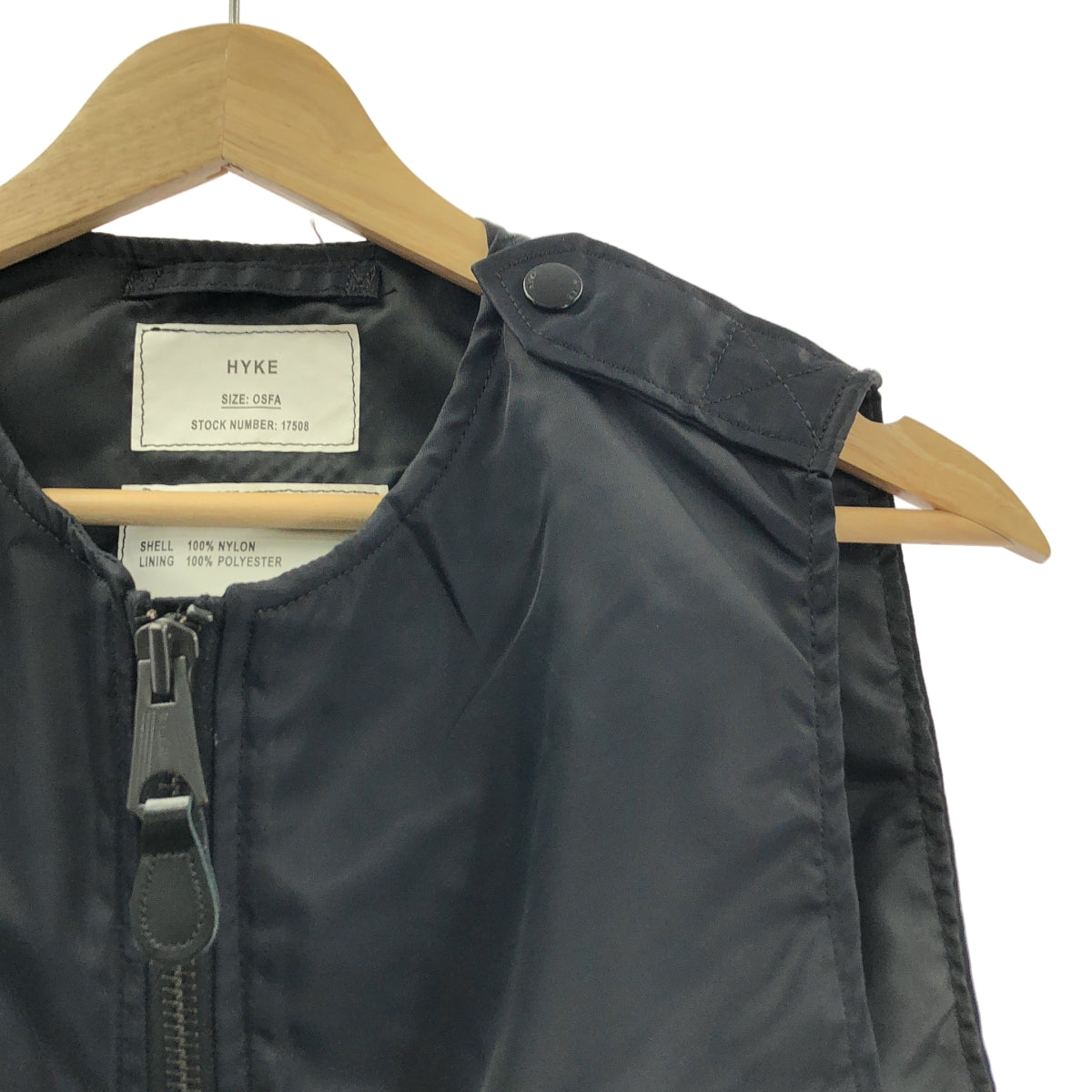 HYKE / 하이크 | 2025SS | TYPE L-2A VEST 나일론 크롭 베스트 | F |