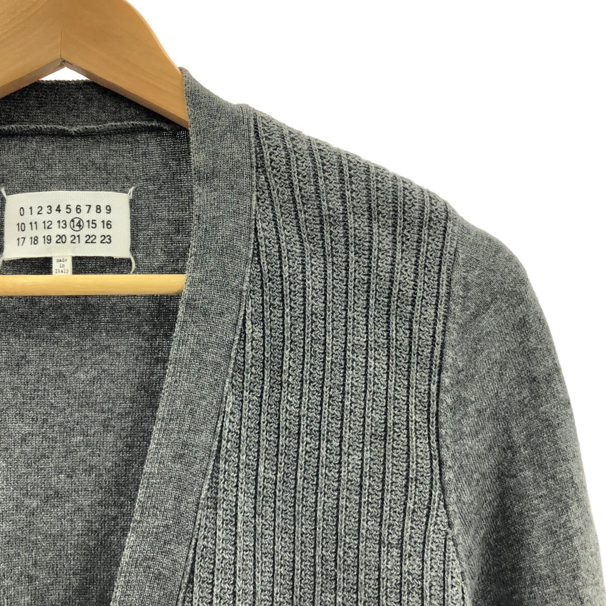 Maison Martin Margiela / メゾンマルタンマルジェラ | 2013AW | コットン ウール カーディガン | S | メンズ