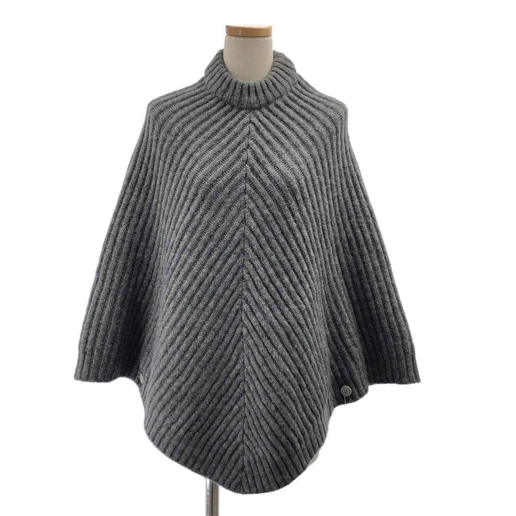 MM6 Maison Martin Margiela / エムエムシックスメゾンマルタンマルジェラ | 2010AW | リブ ケープ ニット ポンチョ |