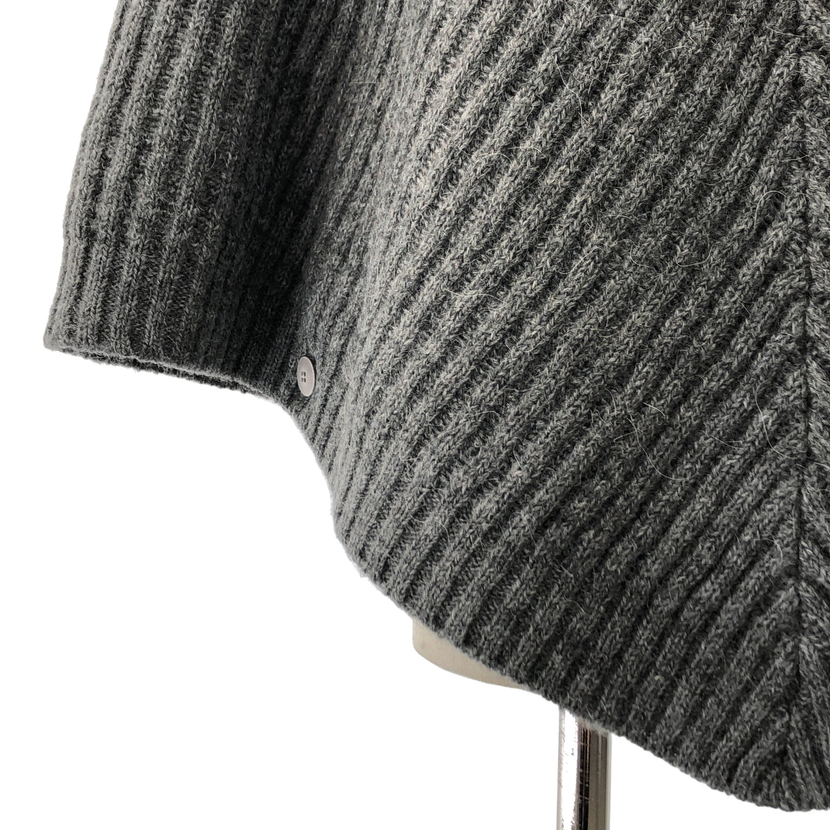 MM6 Maison Martin Margiela / エムエムシックスメゾンマルタンマルジェラ | 2010AW | リブ ケープ ニット ポンチョ |