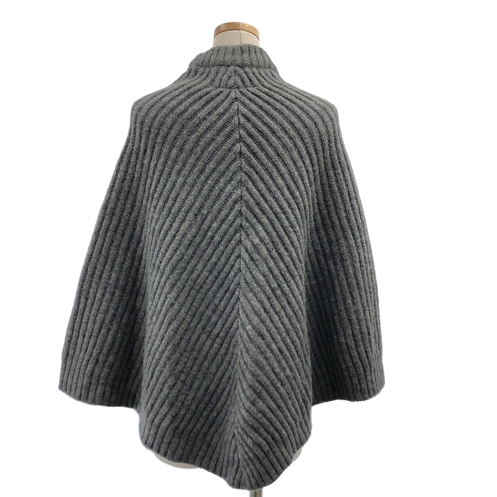 MM6 Maison Martin Margiela / エムエムシックスメゾンマルタンマルジェラ | 2010AW | リブ ケープ ニット ポンチョ |