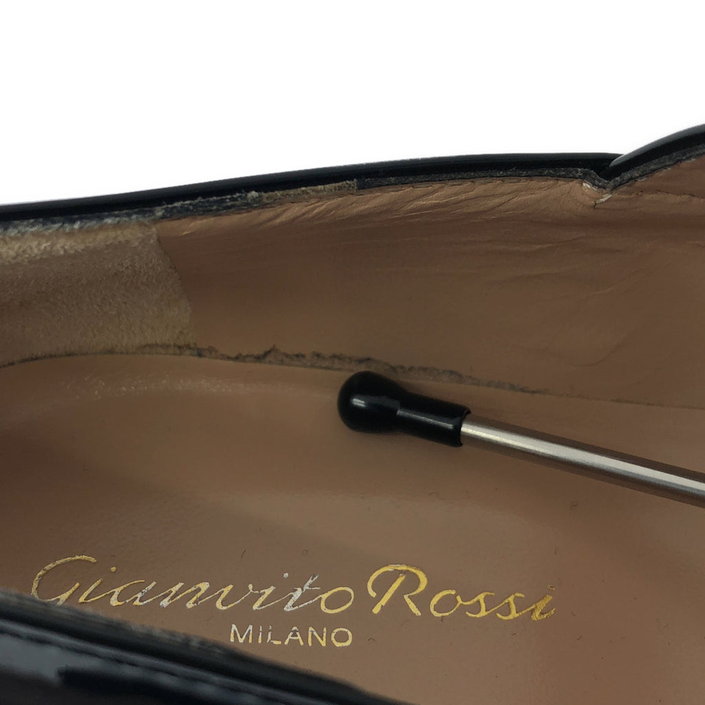 【美品】  Gianvito Rossi / ジャンヴィトロッシ | Ron Herman 取扱い メリージェーン パテントレザーシューズ | 37 | ブラック | レディース