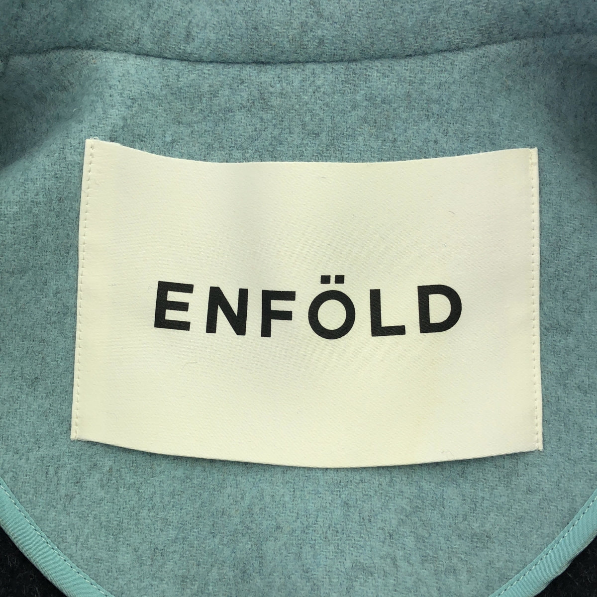 ENFOLD / 엠 폴드 | 울 사이드 슬릿 리버 코트 | 36 | 여성