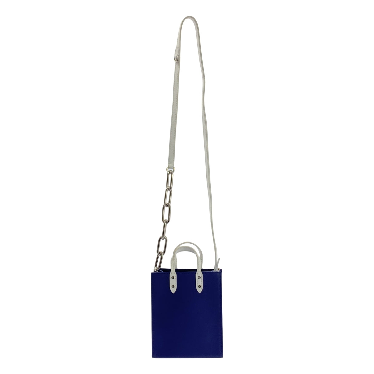 【미품】 Louis Vuitton / 루이비통 | M80841 삭프라 XS 에브리데이 LV 2WAY 숄더백 | 블루 / 화이트 | 여성
