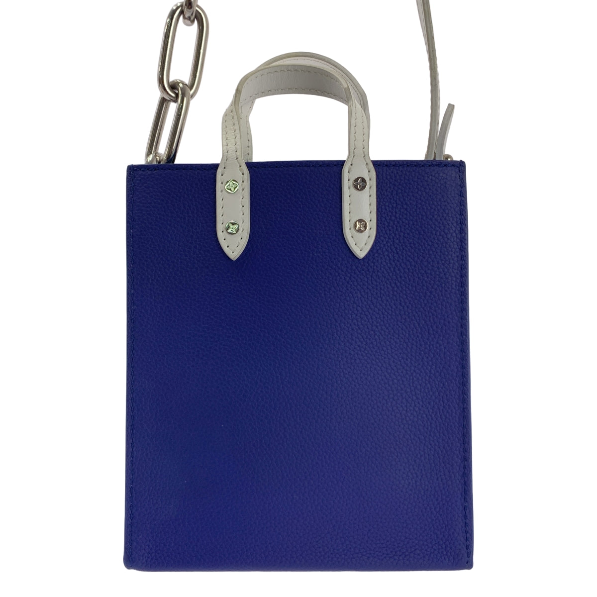 【미품】 Louis Vuitton / 루이비통 | M80841 삭프라 XS 에브리데이 LV 2WAY 숄더백 | 블루 / 화이트 | 여성