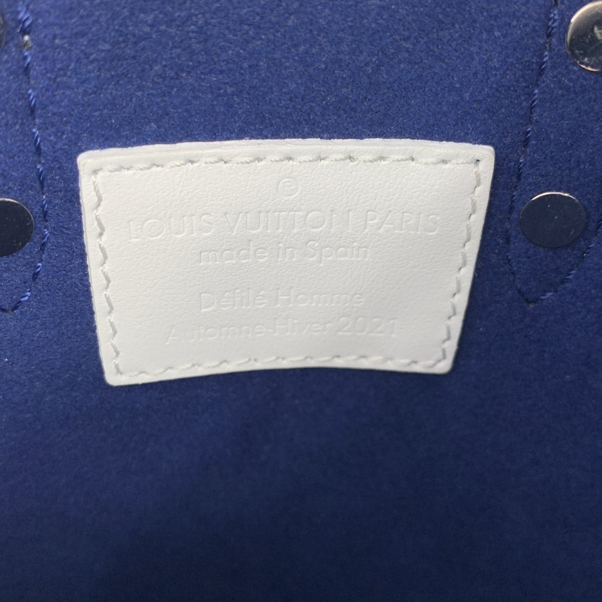 [狀況極佳] 路易威登 | M80841 Sac Plat XS Everyday LV 兩用單肩包 | 藍色/白色 | 女款