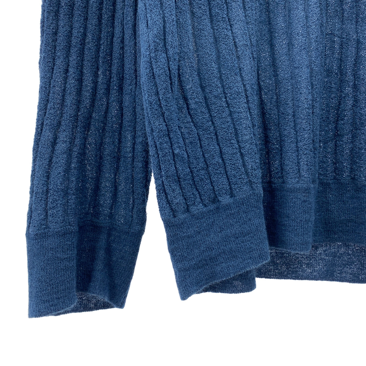 NICENESS / 나이스니스 | 2024SS | BARLOW 모헤어 린넨 서머 니트 | L | 네이비 | 남성
