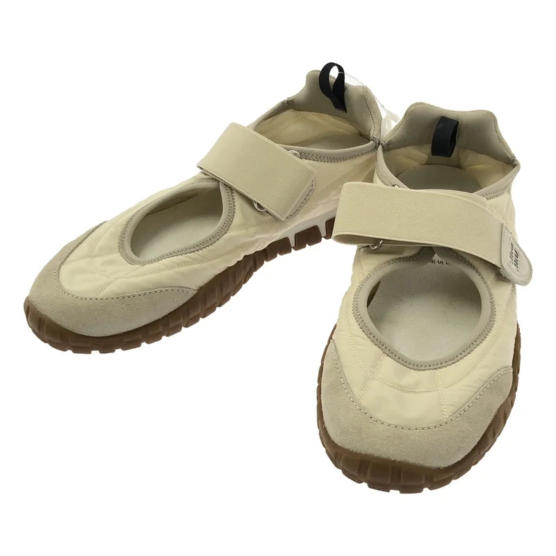 miu miu / ミュウミュウ | Tyre / テクニカルファブリックxスエード バレリーナ シューズ | 38 | レディース