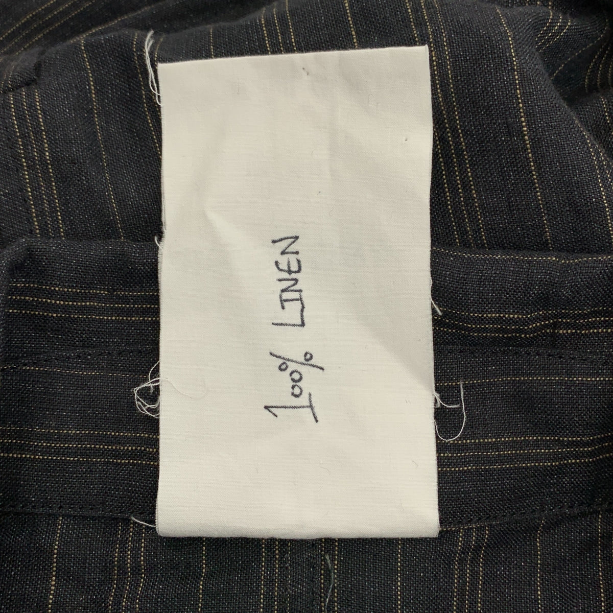 【美品】  JOHN ALEXANDER SKELTON / ジョンアレキサンダースケルトン | belted jump suit / ストライプ ベルテッド ジャンプスーツ | M | charcoal black | メンズ