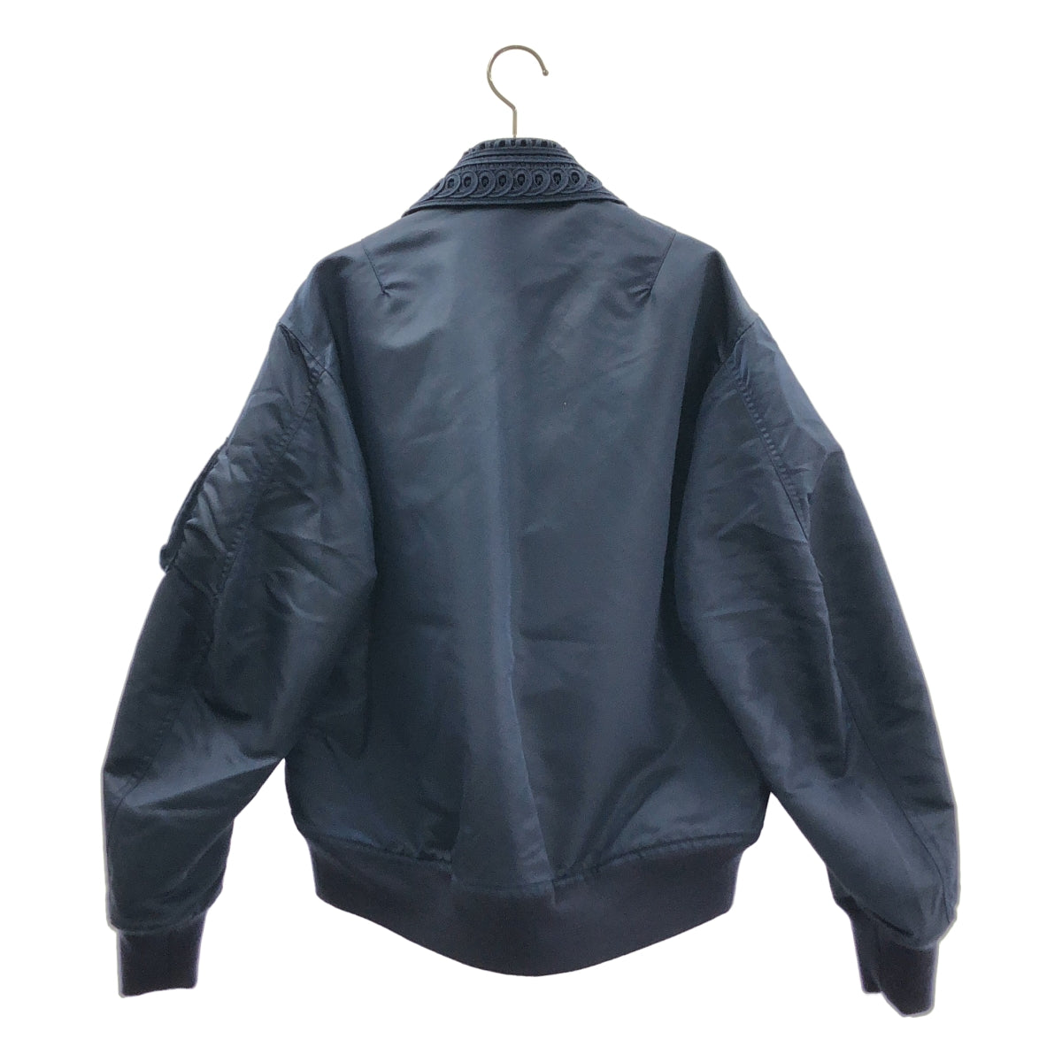 Mame Kurogouchi / マメクロゴウチ | Cording Embroidered Flight Jacket ナイロンツイル ブルゾン フライトジャケット | 2 | レディース