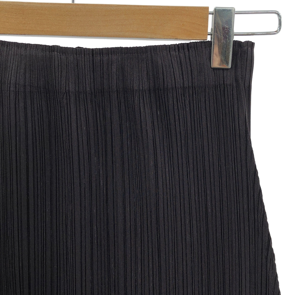 PLEATS PLEASE ISSEY MIYAKE | 長款百褶寬鬆半身裙 | 2 碼 | 深棕色 | 女款