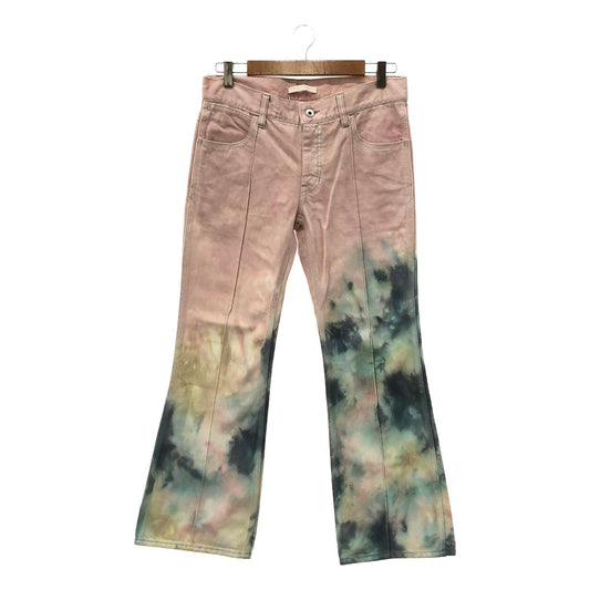 [New] KANAKO SAKAI | TIE DIE DENIM PANTS | Size 36 | Multicolor | Women's