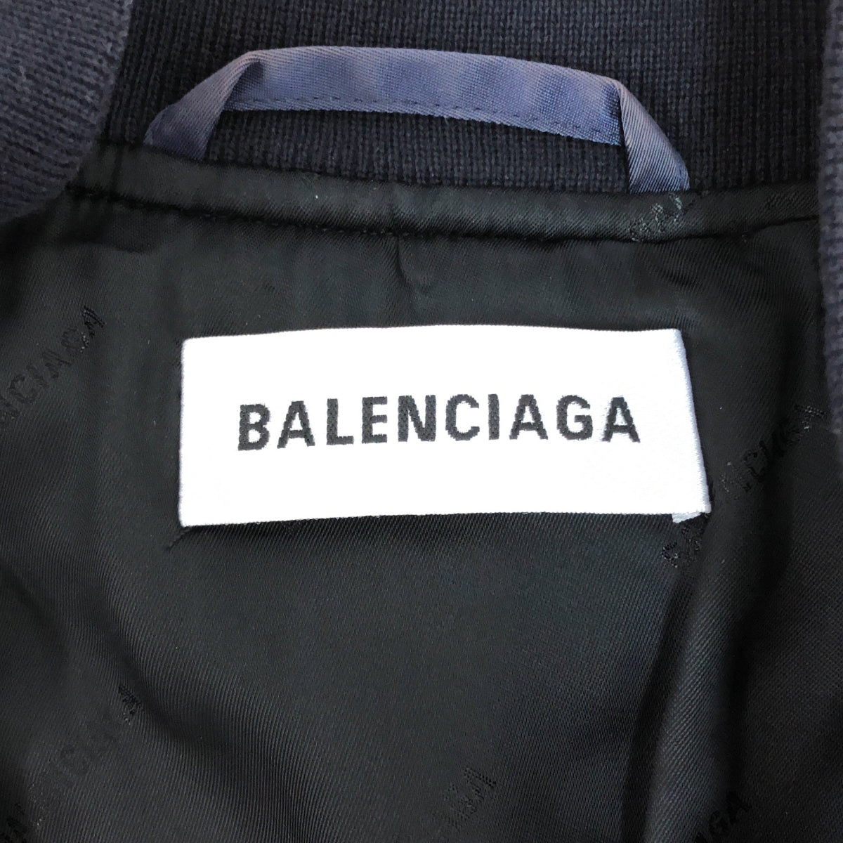 BALENCIAGA / バレンシアガ | Campaign Logo Bomber Jacket キャンペーンロゴ 刺しゅう MA-1 ボンバージャケット | 36 | レディース