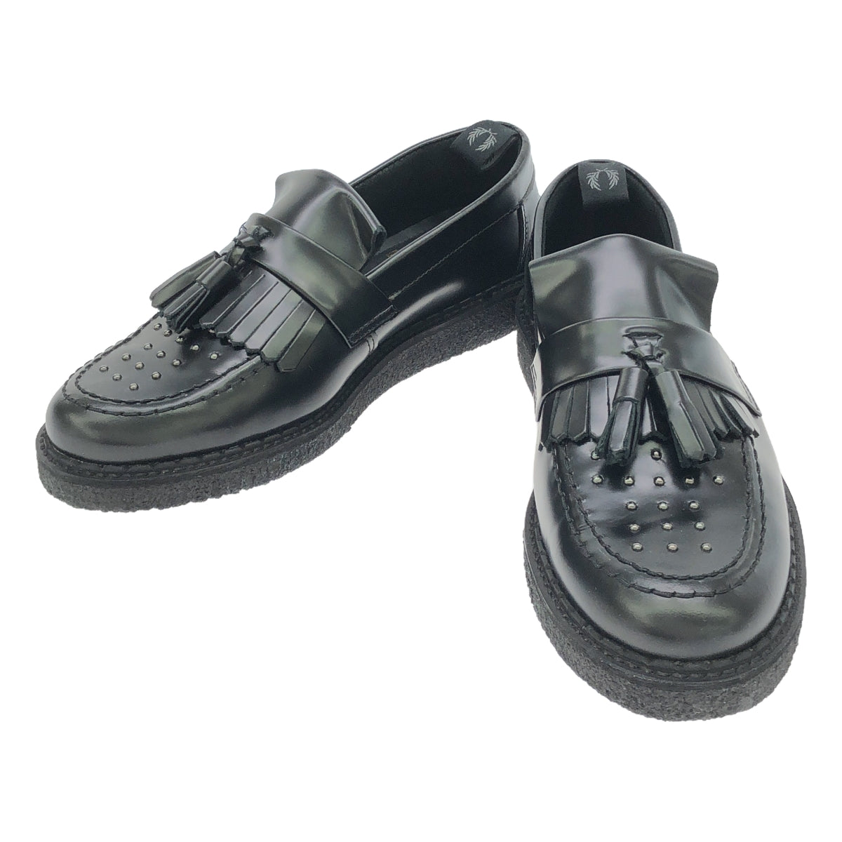 FRED PERRY / Fred Perry | × GC TSL LOAFR STUD/TXT LEATHER Loafers | UK5 | Women's