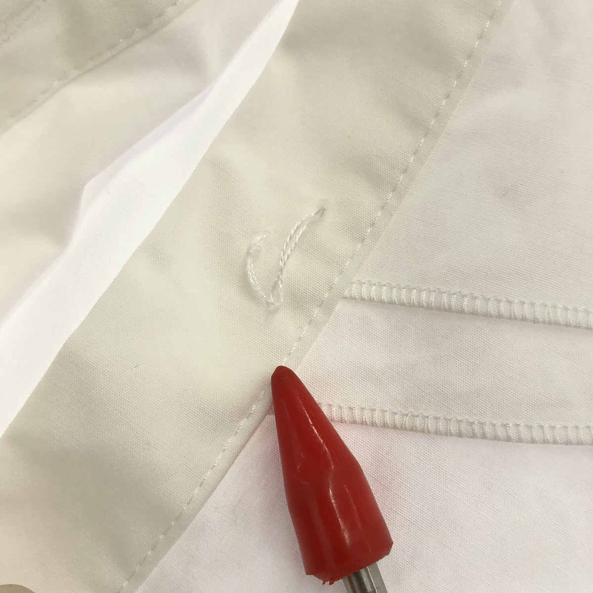 LANVIN / 람방 | 코튼 비대칭 민소매 블라우스 | 36 | 화이트 | 여성