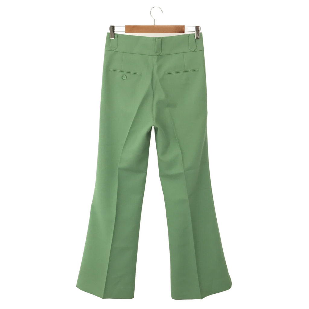 【신품】 SHIKITARI / 시키타리 | PINTUCK MEGA FLARE SLACKS | M | 그린 | 남성