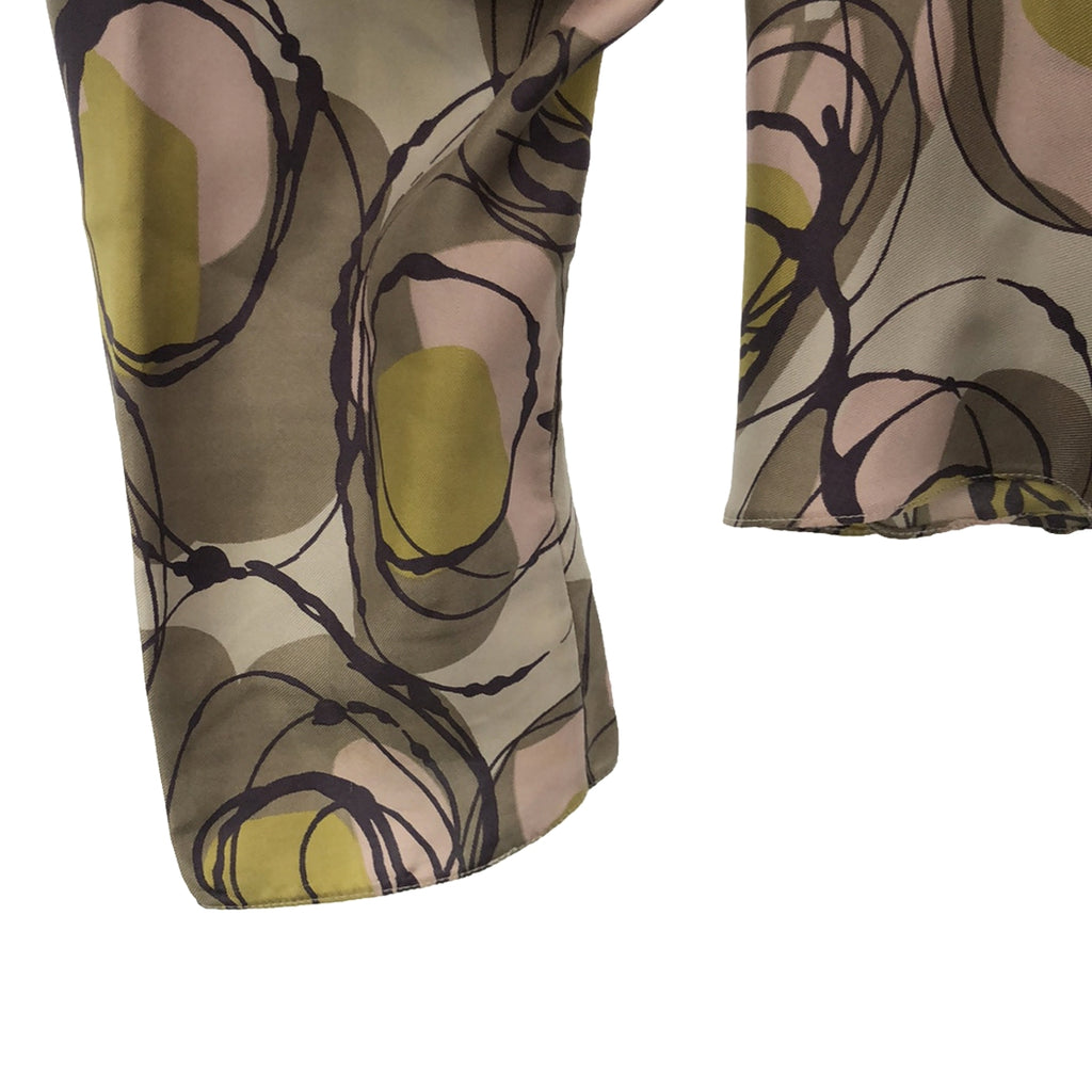 MARNI / 마르니 | 실크 총 무늬 스키퍼 풀오버 ​​블라우스 | 38 | 멀티 컬러 | 여성