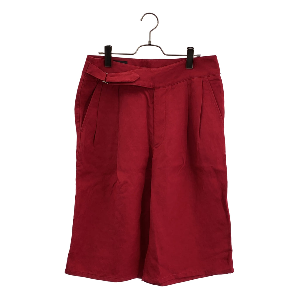 喬治阿瑪尼 | 可調式雙褶闊腿短褲 | 48碼 | 男士