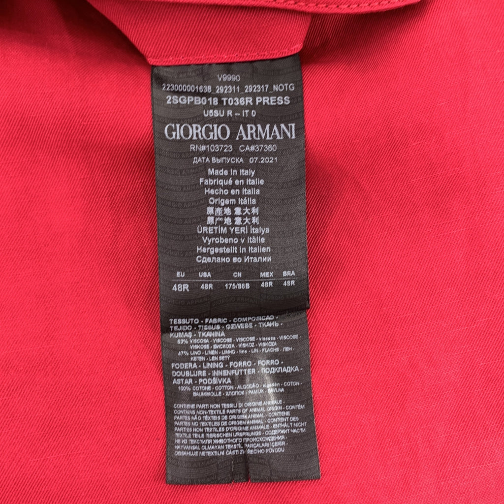 喬治阿瑪尼 | 可調式雙褶闊腿短褲 | 48碼 | 男士