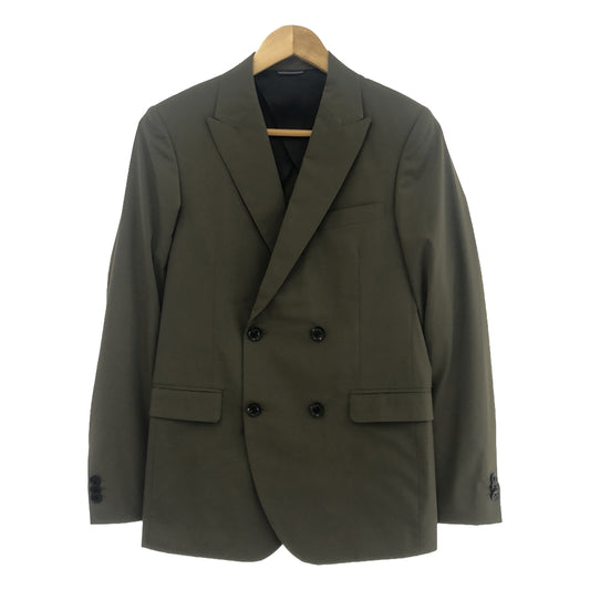 [Good Condition] junhashimoto / Jun Hashimoto | EASY DOUBLE JACKET / 2B double tailored jacket / lined | 2 | Olive | Men's